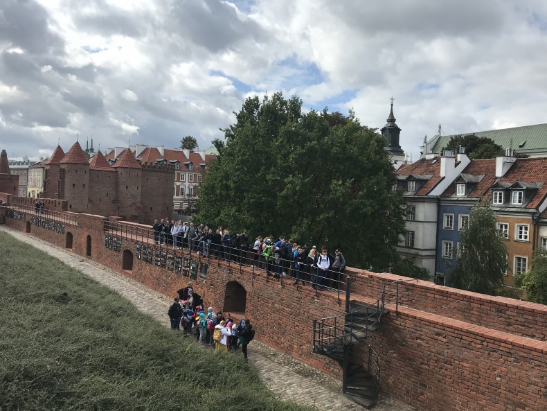 uczniowie w Warszawie