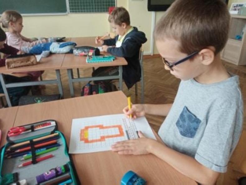 uczniowie klasy 1c