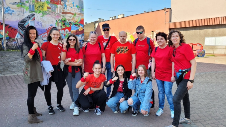 uczennice podczas imprezy