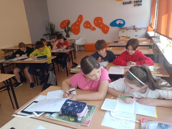 na lekcji angielskiego