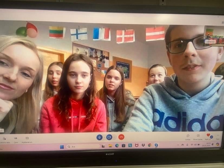 Skype meeting.