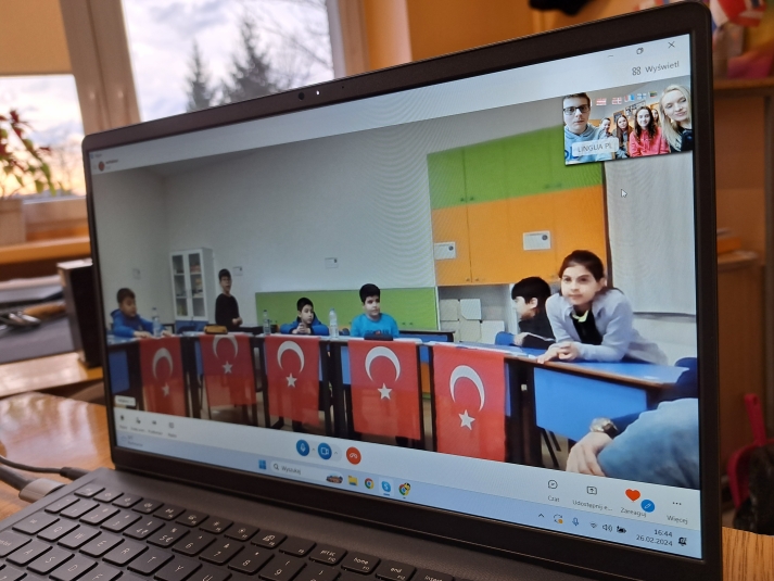 Skype meeting.