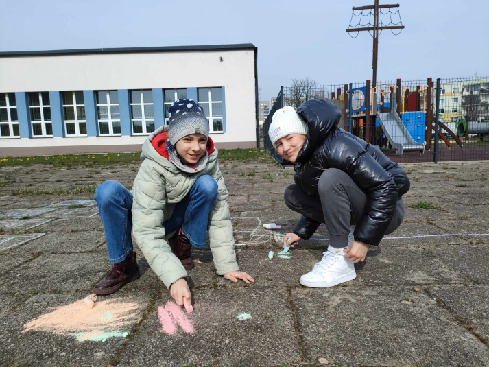 Pierwszy dzie wiosny w naszej szkole 