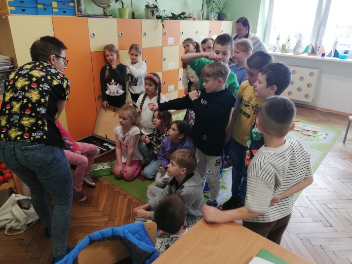 Spotkanie z lekarzem w klasie I B
