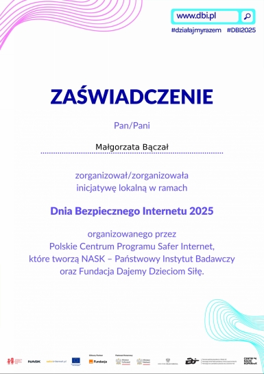DZIE BEZPIECZNEGO INTERNETU W KLASIE 2C