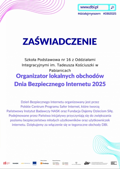DZIE BEZPIECZNEGO INTERNETU W KLASIE 2C
