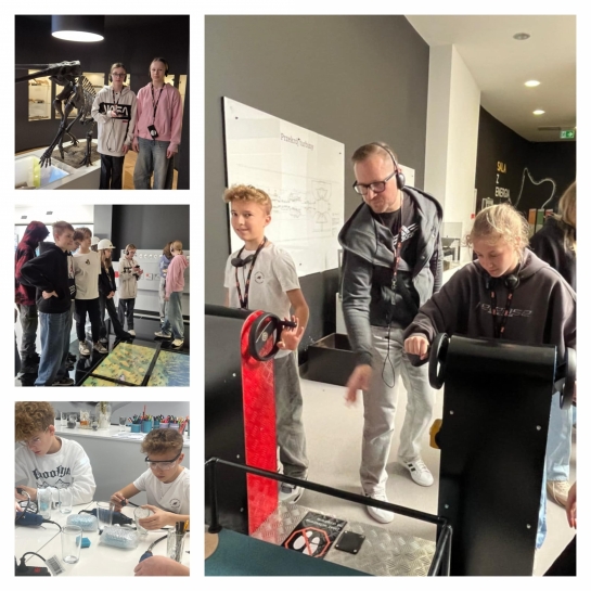 GIGANTY MOCY – WYCIECZKA KLAS 6A I 6D NA WYSTAW INTERAKTYWN DO BECHATOWA