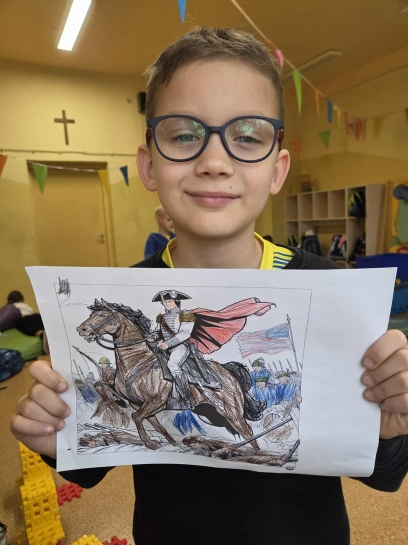 TADEUSZ KO�CIUSZKO - PATRON NASZEJ SZKO�Y