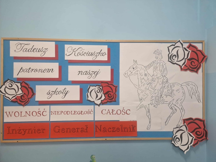 TADEUSZ KO�CIUSZKO - PATRON NASZEJ SZKO�Y