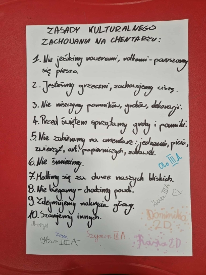 �WI�TO ZMAR�YCH – PAMI�TAMY O TYCH, KT�RZY ODESZLI