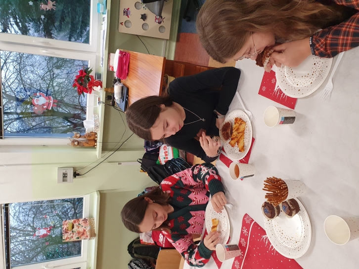 WIGILIJNE SPOTKANIE W KLASIE 5A