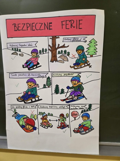 BEZPIECZNE FERIE ZIMOWE
