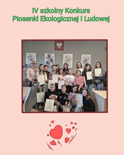 KONKURS PIOSENKI EKOLOGICZNEJ&nbsp;
