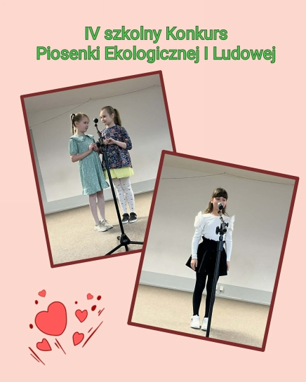 KONKURS PIOSENKI EKOLOGICZNEJ&nbsp;