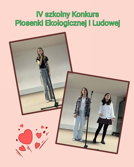 KONKURS PIOSENKI EKOLOGICZNEJ&nbsp;