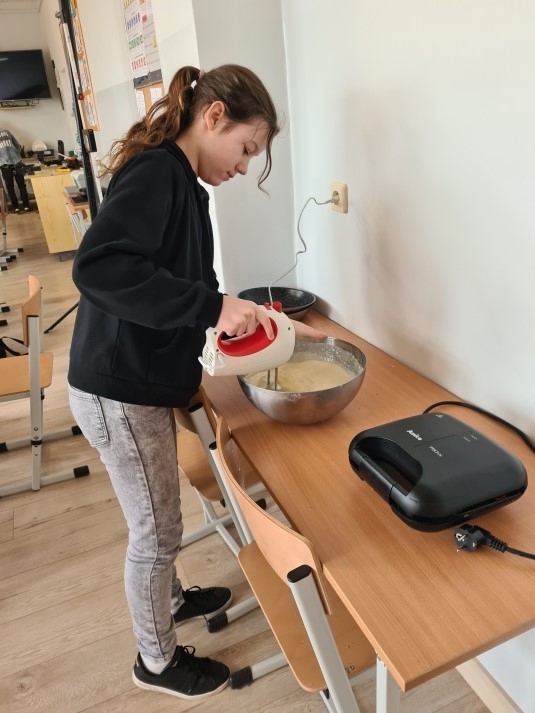 na lekcji techniki