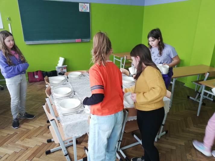 na lekcji